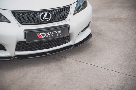 Maxton Front Splitter V.2 Lexus Is F Mk2 - Gloss Black