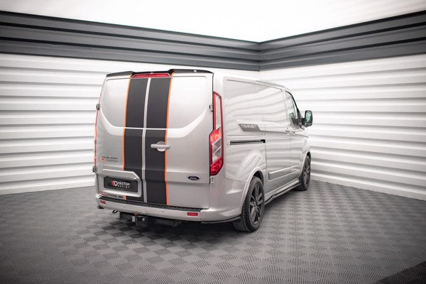 Maxton Rear Side Splitters Ford Transit Custom St-Line Mk1 Facelift - Gloss Black