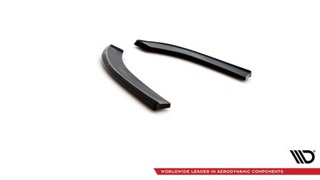 Maxton Rear Side Splitters Ford Transit Custom St-Line Mk1 Facelift - Gloss Black