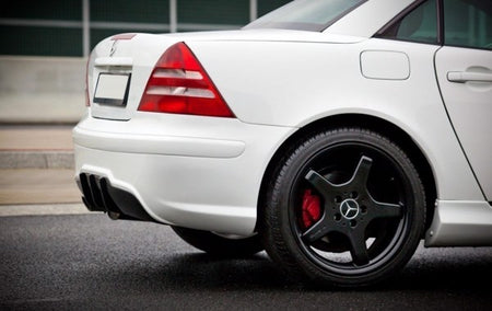 Maxton Rear Bumper Mercedes Slk R170 Amg204 Look - Not primed