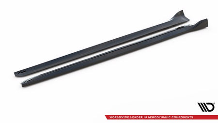 Maxton Side Skirts Diffusers Porsche Macan Mk1 - Gloss Black