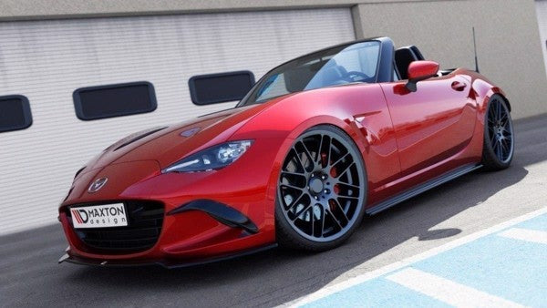 Maxton Side Skirts Diffusers Mazda Mx-5 Iv - Gloss Black