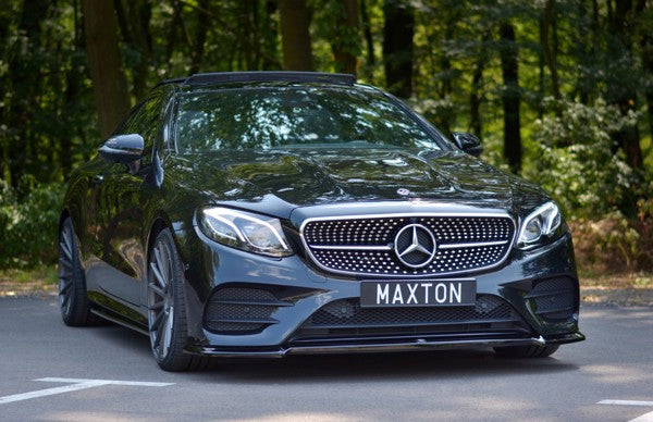 Maxton Front Splitter V.2 Mercedes-Benz E-Class W213 Coupe (C238) Amg-Line - Gloss Black