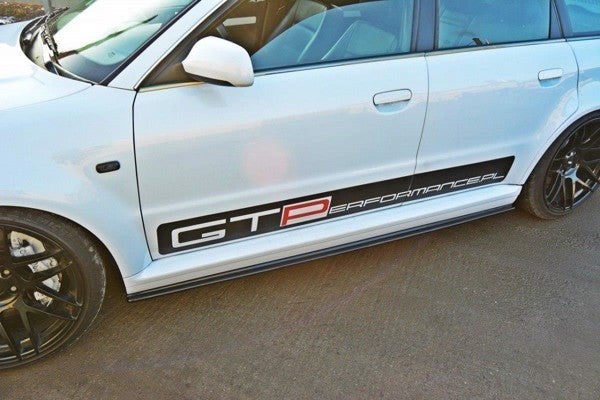 Maxton Side Skirts Diffusers Audi RS4 B5 - Gloss Black