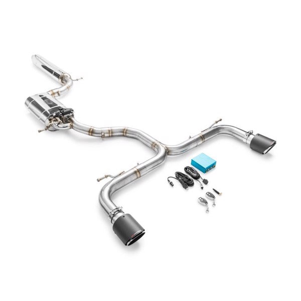 RM Motors Catback - Middle And End Silencer Volkswagen Golf 7 VII GTI Tip diameter - 89 mm, Exhaust tip - 5