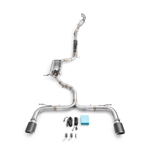 RM Motors Complete exhaust system for Volskwagen Golf 7 VII GTI with sport catalyst Emission standard - Euro 3, Capacity - 100 