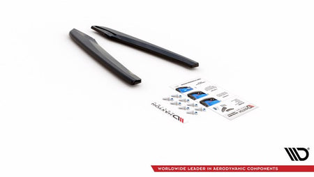 Maxton Rear Side Splitters V.2 Seat Leon Cupra Mk3 Fl Sportstourer - Gloss Black