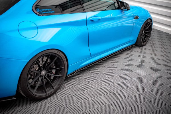 Maxton Street Pro Side Skirts Diffusers BMW M2 F87 - Black