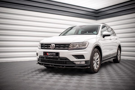 Maxton Front Splitter Volkswagen Tiguan Mk2 - Gloss Black