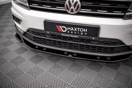 Maxton Front Splitter Volkswagen Tiguan Mk2 - Gloss Black
