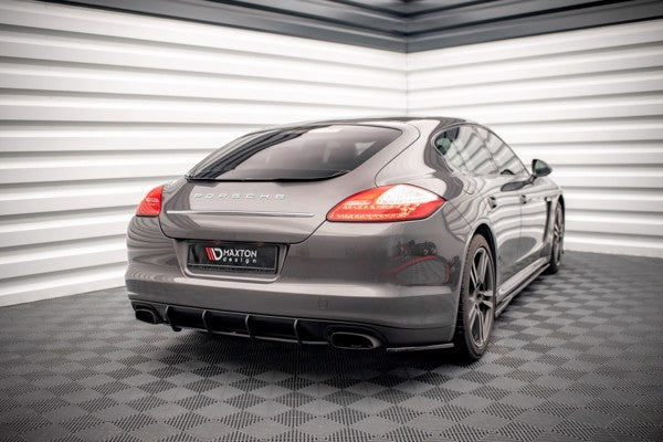Maxton Street Pro Rear Diffuser Porsche Panamera / Panamera Diesel 970 - Black