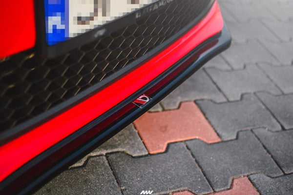Maxton Front Splitter V.2 Volkswagen Polo Mk5 Gti 6R Preface - Gloss Black