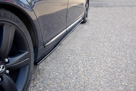 Maxton Side Skirts Diffusers Lexus Gs Mk.3 - Gloss Black
