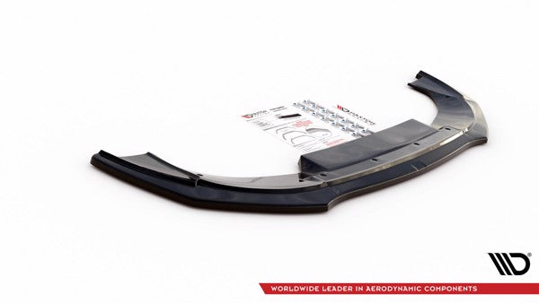 Maxton Front Splitter Fiat 500 Abarth Mk1 Facelift - Gloss Black