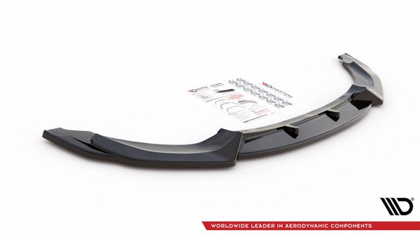 Maxton Front Splitter BMW M4 F82 - Gloss Black
