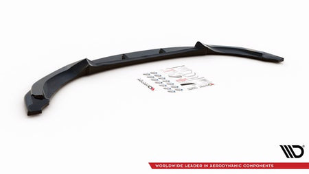 Maxton Front Splitter BMW M4 F82 - Gloss Black