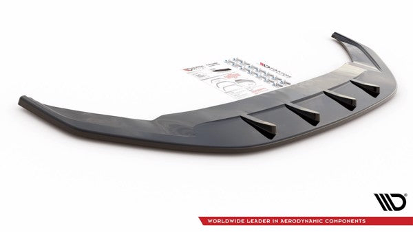 Maxton Front Splitter V.2 Volkswagen Arteon R-Line Facelift - Gloss Black