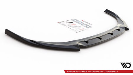 Maxton Front Splitter V.2 Hyundai I30 N Hatchback/Fastback Mk3 Facelift - Gloss Black