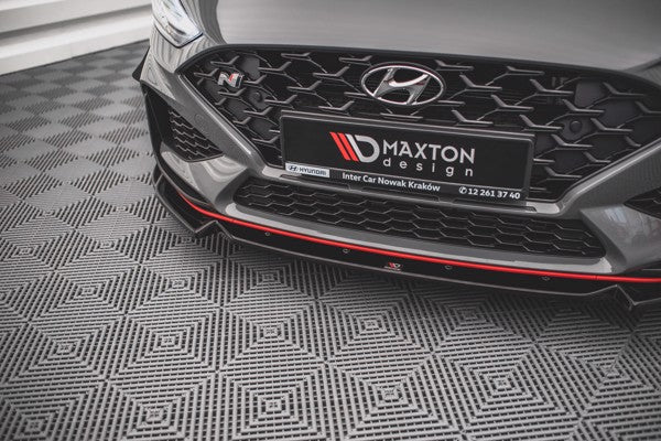Maxton Front Splitter V.2 Hyundai I30 N Hatchback/Fastback Mk3 Facelift - Gloss Black