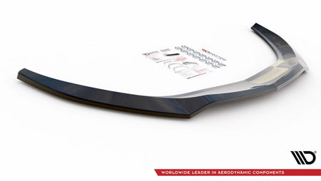 Maxton Front Splitter V.2 Opel Astra Gtc Opc-Line J - Gloss Black