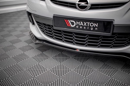Maxton Front Splitter V.2 Opel Astra Gtc Opc-Line J - Gloss Black