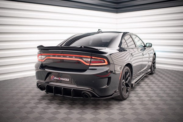 Maxton Spoiler Cap Dodge Charger Srt Mk7 Facelift - Gloss Black