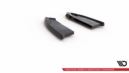 Maxton Rear Side Splitters Volkswagen T-Roc R Mk1 Facelift - Gloss Black