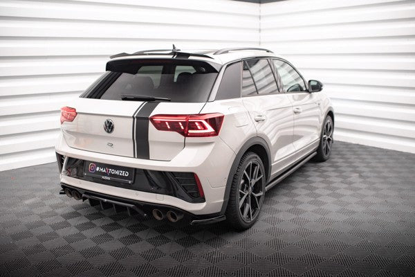 Maxton Rear Side Splitters Volkswagen T-Roc R Mk1 Facelift - Gloss Black