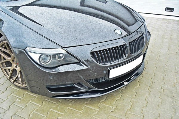 Maxton Front Splitter V.1 BMW M6 E63 - Gloss Black
