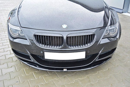 Maxton Front Splitter V.1 BMW M6 E63 - Gloss Black