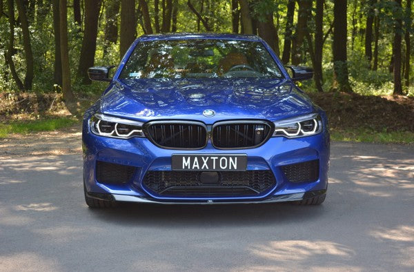Maxton Front Splitter V.1 BMW M5 F90 - Gloss Black