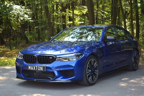 Maxton Front Splitter V.1 BMW M5 F90 - Gloss Black