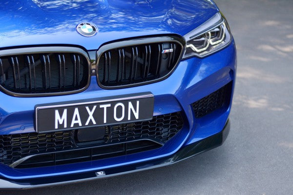 Maxton Front Splitter V.1 BMW M5 F90 - Gloss Black