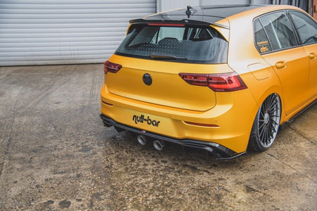Maxton Rear Valance VW Golf 8 (R32 Look) - Gloss Black