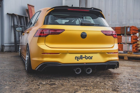 Maxton Rear Valance VW Golf 8 (R32 Look) - Gloss Black