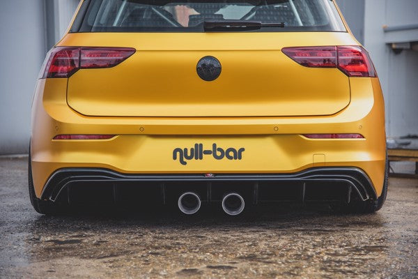 Maxton Rear Valance VW Golf 8 (R32 Look) - Gloss Black