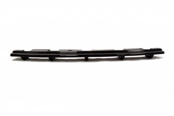 Maxton Central Rear Splitter For BMW 5 F11 M-Pack (Fits Two Double Exhaust Ends) - Gloss Black