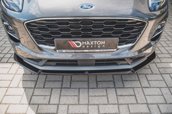 Maxton Front Splitter Ford Puma  - Gloss Black