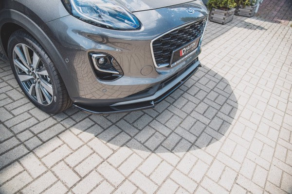 Maxton Front Splitter Ford Puma  - Gloss Black
