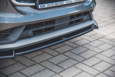 Maxton Front Splitter Ford Puma  - Gloss Black