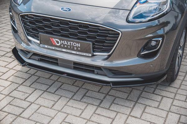 Maxton Front Splitter Ford Puma  - Gloss Black