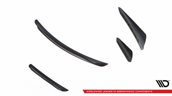 Maxton Front Bumper Wings (Canards) V.3 Ford Fiesta Mk8 St / St-Line 