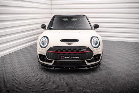 Maxton Front Splitter V.1 Mini Cooper Clubman John Cooper Works F54 Facelift - Gloss Black