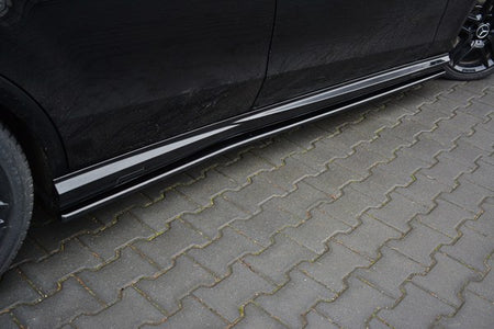 Maxton Side Skirts Diffusers Mercedes-Benz E63 Amg W212  - Gloss