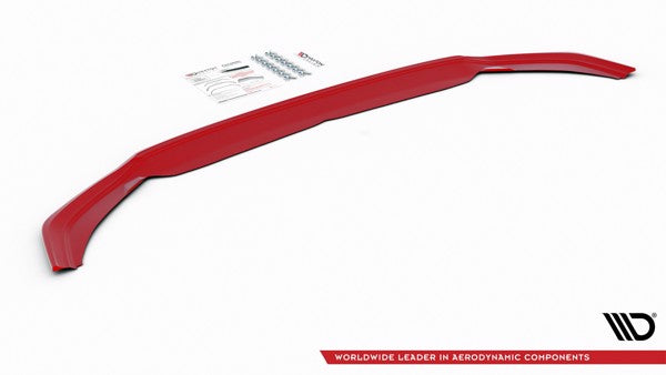 Maxton Front Splitter V.2 VW Polo Mk6 Gti - Gloss Black
