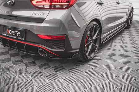 Maxton Rear Side Splitters V.3 Hyundai I30 N Hatchback Mk3 Facelift - Gloss Black