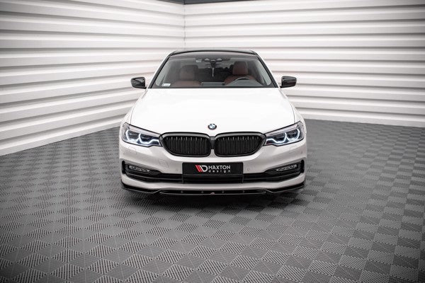 Maxton Front Splitter V.2 BMW 5 G30 - Gloss Black