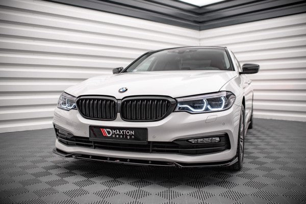 Maxton Front Splitter V.2 BMW 5 G30 - Gloss Black