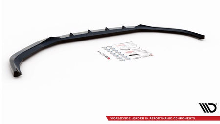 Maxton Front Splitter V.2 BMW 5 G30 - Gloss Black