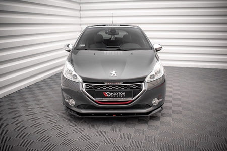 Maxton Front Splitter V.1 Peugeot 208 Gti Mk1 - Gloss Black